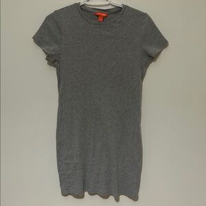 Joe Fresh Heather Gray Short Sleeve T-shirt dress